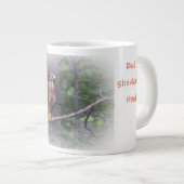 Red Schulter Hawk Jumbo-Tasse (Vorderseite Rechts)