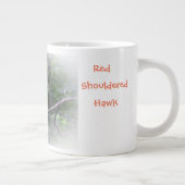 Red Schulter Hawk Jumbo-Tasse (Rechts)