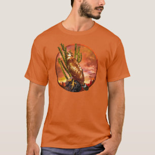 Red Schulter Hawk LAST DESERT LIGHTS T-Shirt