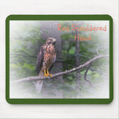 Red Schulter Hawk Mousepad (Vorne)