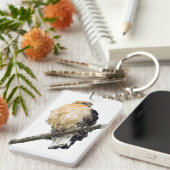 Red Schulter Hawk Schlüsselanhänger (Vorderseite rechts)