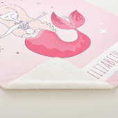 Red Schwanz Girl Mermaid Stars Sparkle Rosa Name N Sherpadecke (3/4)