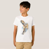 Red Schwanz Hawk Art T-Shirt (Vorne ganz)