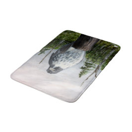 Red Schwanz Hawk Custom Medium Bath Mat Badematte