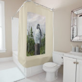 Red Schwanz Hawk Duschvorhang (Beispiel)