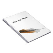 Red-Schwanz Hawk feather Notizblock (Rechte Seite)