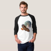 Red Schwanz Hawk & Full Moon Wildlife Shirt (Vorne ganz)