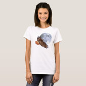 Red Schwanz Hawk & Full Moon Wildlife Shirt (Vorne ganz)