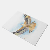 Red Schwanz Hawk Fußmatte (Schrägansicht)