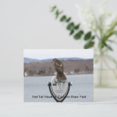 Red Schwanz Hawk im Codorus Staat Park Postkarte (Stehend Vorderseite)