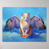 Red Schwanz Hawk Kitty Angel Poster (Vorne)