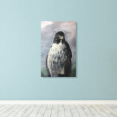 Red Schwanz Hawk Leinwanddruck (Insitu (Holzboden))