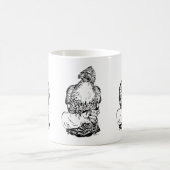 Red-Schwanz Hawk on Glove Kaffeetasse (Mittel)
