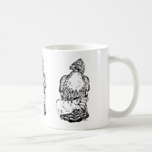 Red-Schwanz Hawk on Glove Kaffeetasse