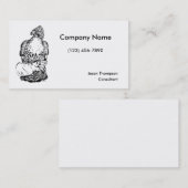 Red-Schwanz Hawk on Glove Visitenkarte (Vorne/Hinten)