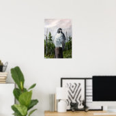 Red Schwanz Hawk Poster (Heimbüro)
