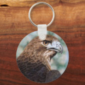 Red-Schwanz Hawk Schlüsselanhänger (Vorderseite)