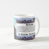 Red-Schwanz Hawk Textilien Kaffeetasse (VorderseiteRechts)