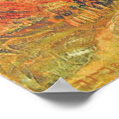 Red Schwanz Hawk - Wind Poster (Ecke)