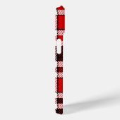 Red Schwarz-weiß Flannel Tartan Muster Case-Mate iPhone Hülle (Rückseite / Rechts)