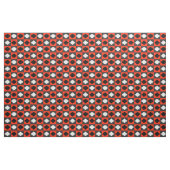 Red Schwarz-weiß Geometric Rhombus Diamond Stoff (Yard (91,4 cm))