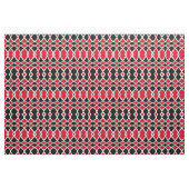 Red Schwarz-weiß Op Art Mosaic Geometric Muster Stoff (Fat Quarter (45,7 x 55,9 cm))