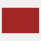 Red Schwarz-weiß Polka Dot Pattern Geschenkpapier Set (Vorderseite 3)