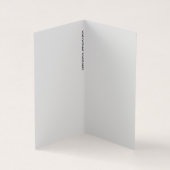 RED SCHWARZ-WEISS POLKA DOTS MODERNES TRENDY MANAG VISITENKARTEN (Innenseite)