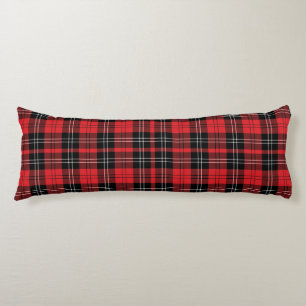 Red Schwarz-weiß Tartan Buffalo Kariert Trendy Seitenschläferkissen