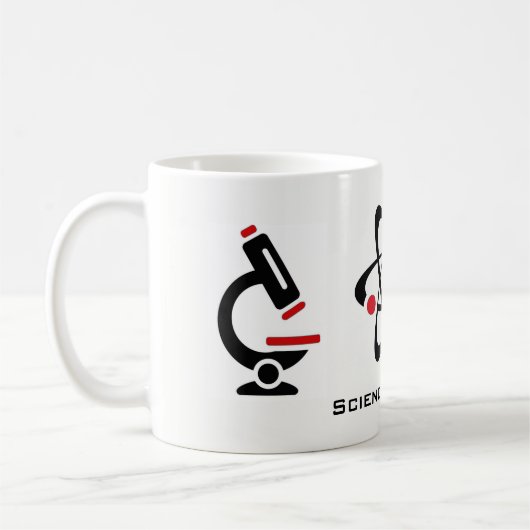 Red Science Materie Design Tasse (Links)
