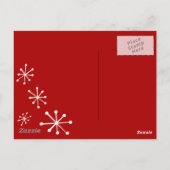 Red Scooter Postkarte (Rückseite)