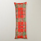 RED SCOTT TARTAN Kissen (Rückseite (Vertikal))
