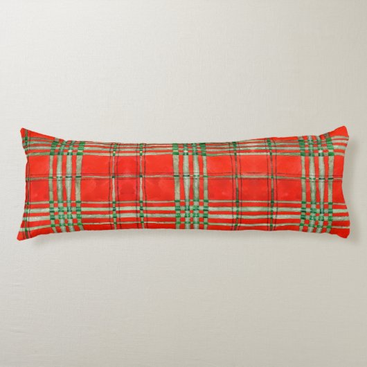 RED SCOTT TARTAN Kissen (Vorderseite)