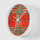 RED SCOTT TARTAT RUNDE WALKFASCHINE UHR (Winkel)