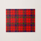 Red Scottish Tartan Puzzle (Horizontal)
