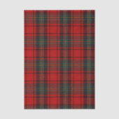 Red Scottish Tartan Timeless Elegant Classic Seidenpapier (Vorderseite)