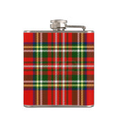 RED SCOTTISH TARTAN, YELLOW TOPAZ GEMSTONE MONOGRA FLACHMANN (Rückseite)