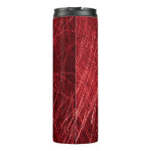 Red scratch abstract backgroundabstract, aged, alu thermosbecher (Rückseite)