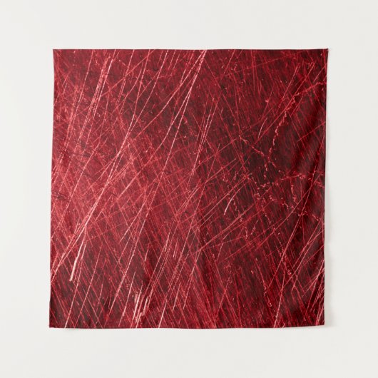 Red scratch abstract backgroundabstract, aged, alu wandteppich (Vorderseite)