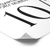 Red Scribble Tachisme Art Exhibition Poster (Ecke)