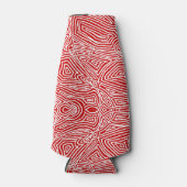 Red Scribbleprint Flaschenkühler (Vorderseite)