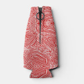 Red Scribbleprint Flaschenkühler (Rückseite)