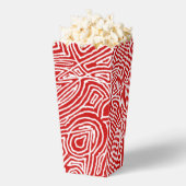 Red Scribbleprint Geschenkschachtel (Geplatzt)