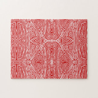 Red Scribbleprint Puzzle