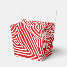 Red Scribbleprints Pattern