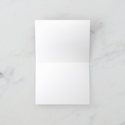 Red Script Blue Stripes Retro Wedding Dankeskarte (Innenseite)