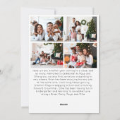 Red Script Frohe Weihnachten Vertical 10 Foto (Rückseite)