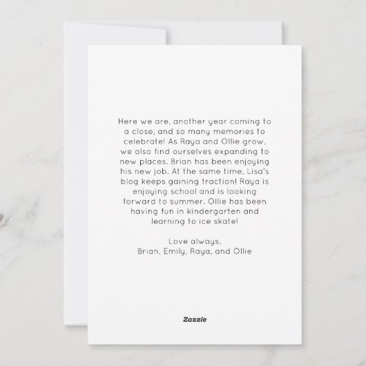 Red Script Frohe Weihnachten Vertical 4 Foto (Rückseite)