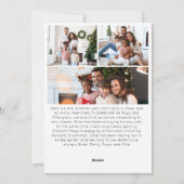 Red Script Frohe Weihnachten Vertical 8 Foto (Rückseite)