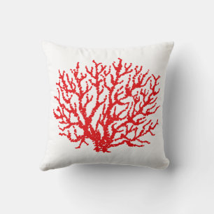 Red Sea Coral Beach Summer Throw Kissendekor Kissen